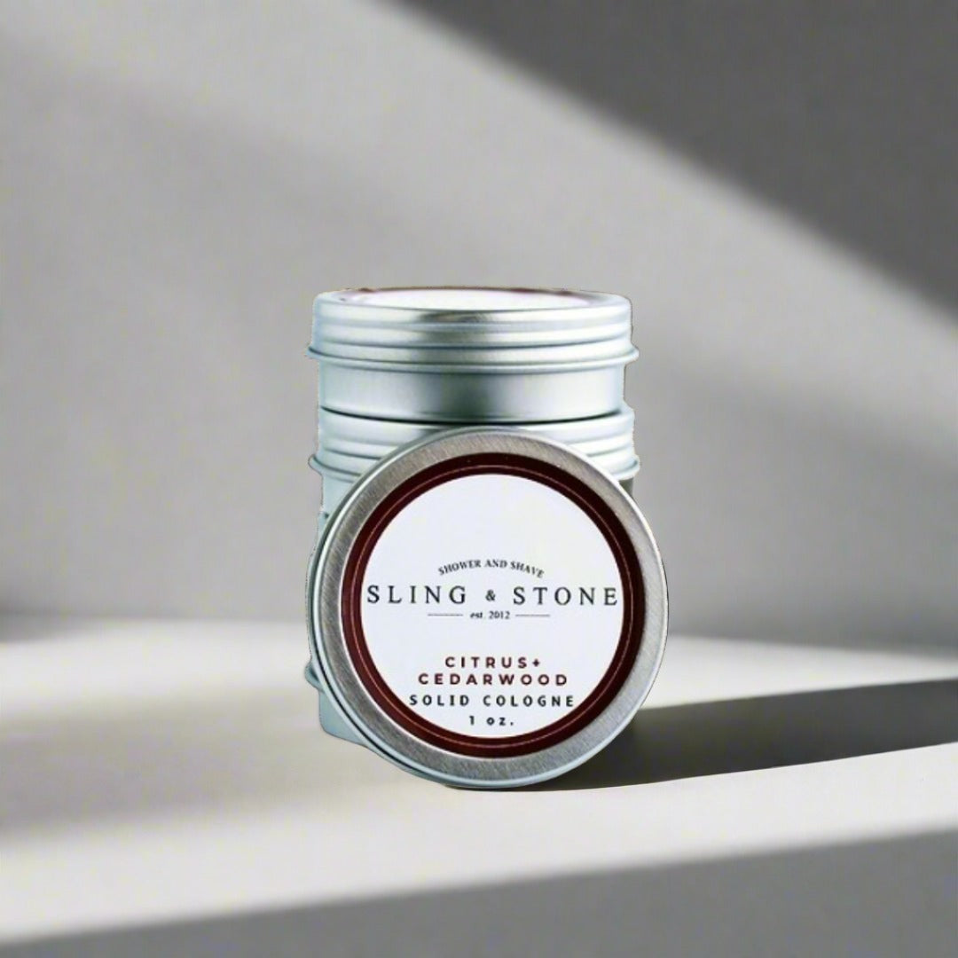 Solid Cologne - Citrus + Cedarwood
