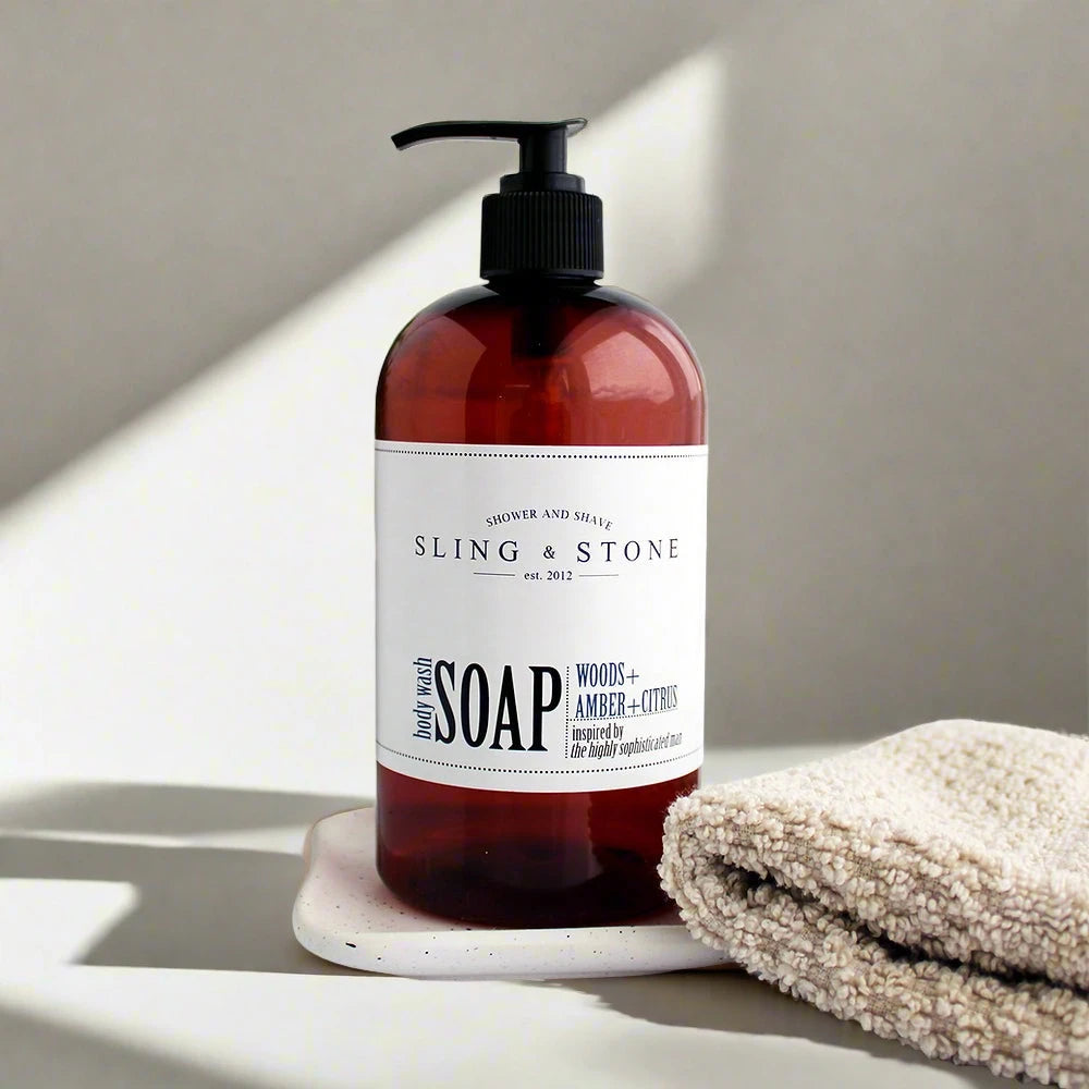 Body Wash - Woods + Amber + Citrus