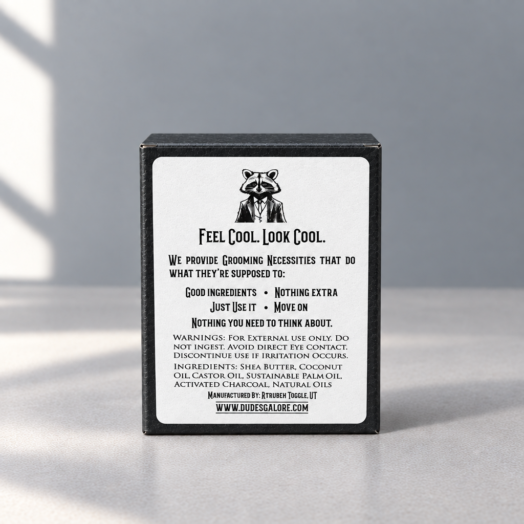 Brighter back view of Fresh & Clean soap packaging