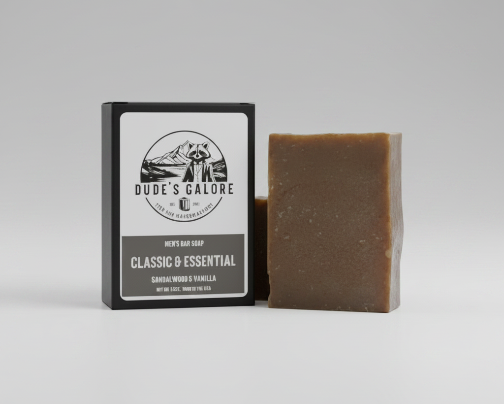 Classic & Essential bar soap box with soap bar – Dude's Galore